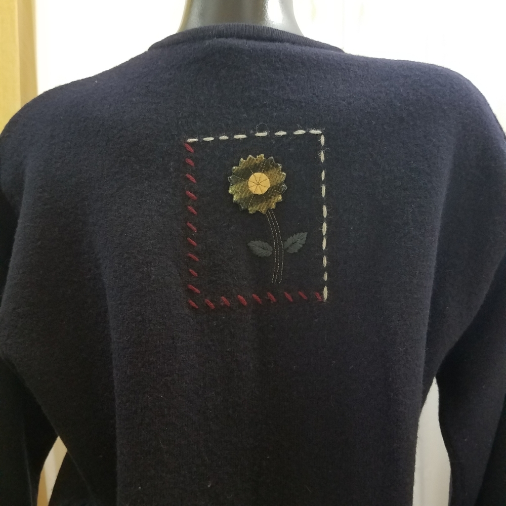 Talbots Patchwork Grandma Cardigan - image 4